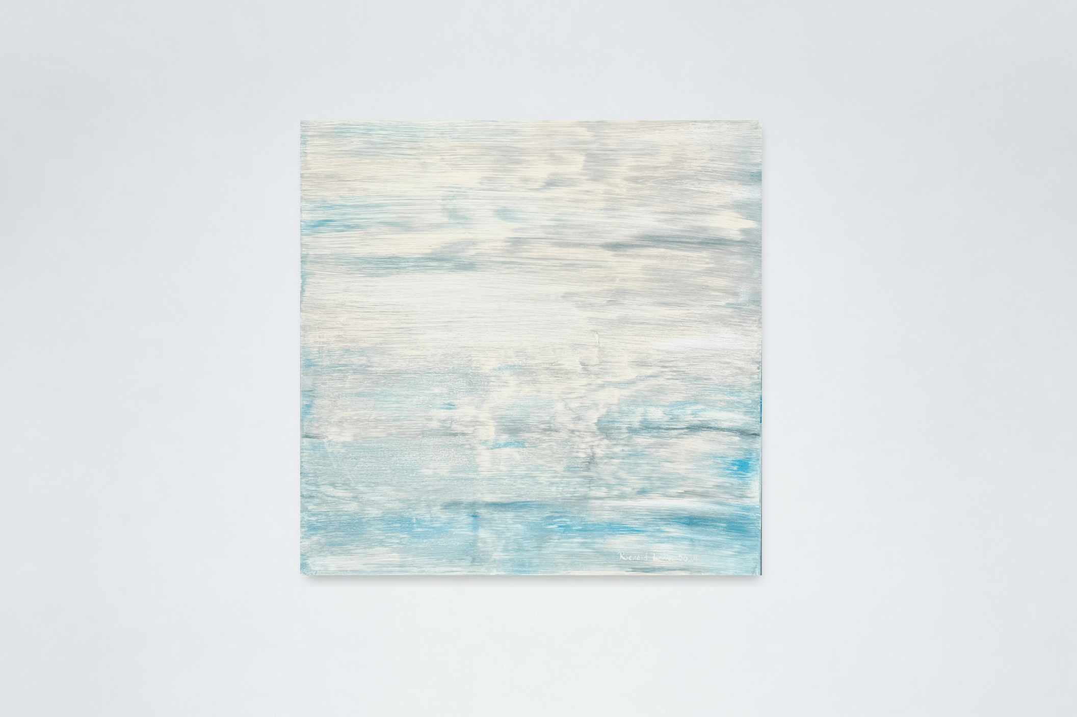 Alone in the Moment, 2024, acrylic and pastel on canvas