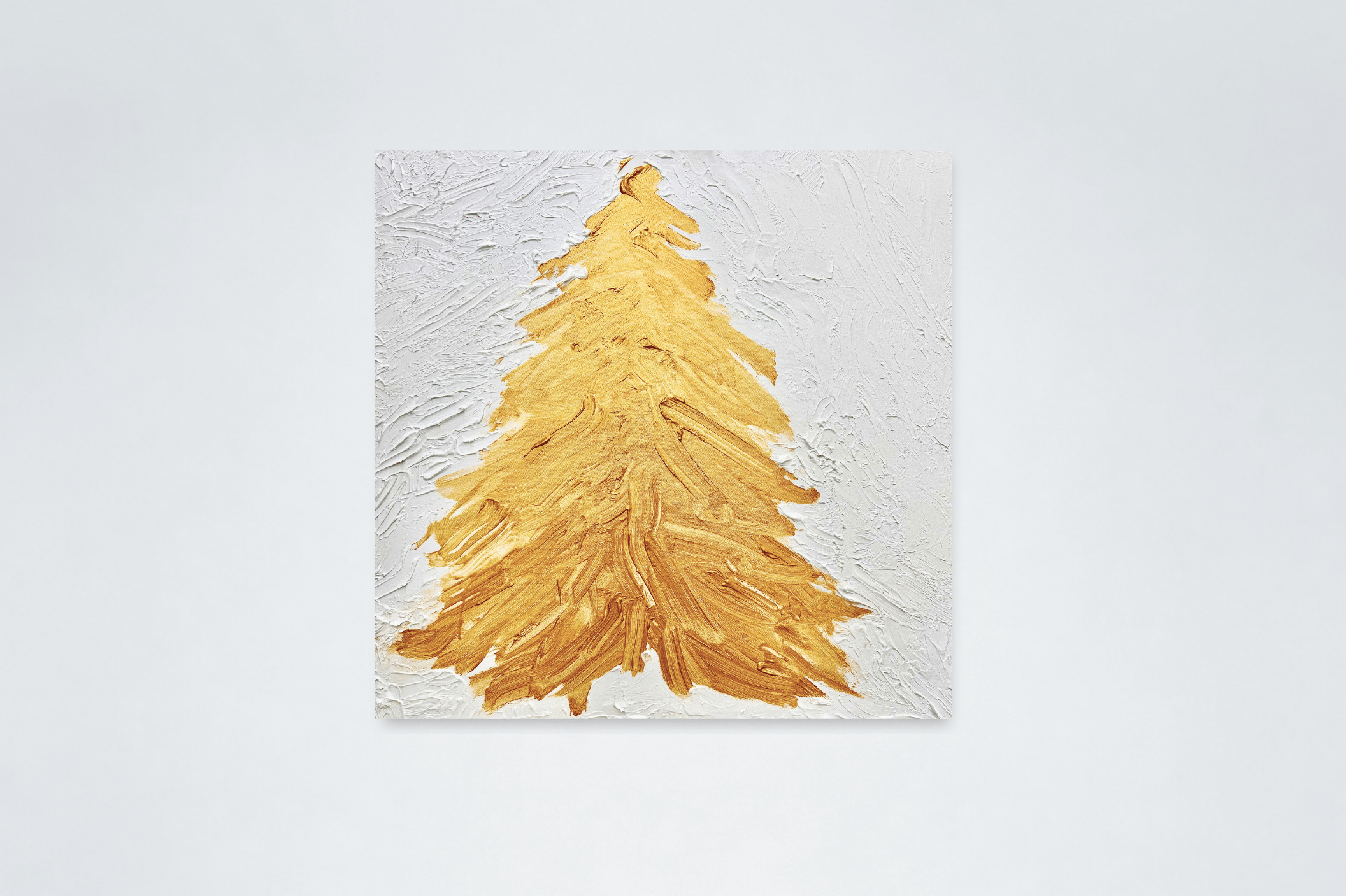 Ascension in Gold, 2025, acrylic on canvas