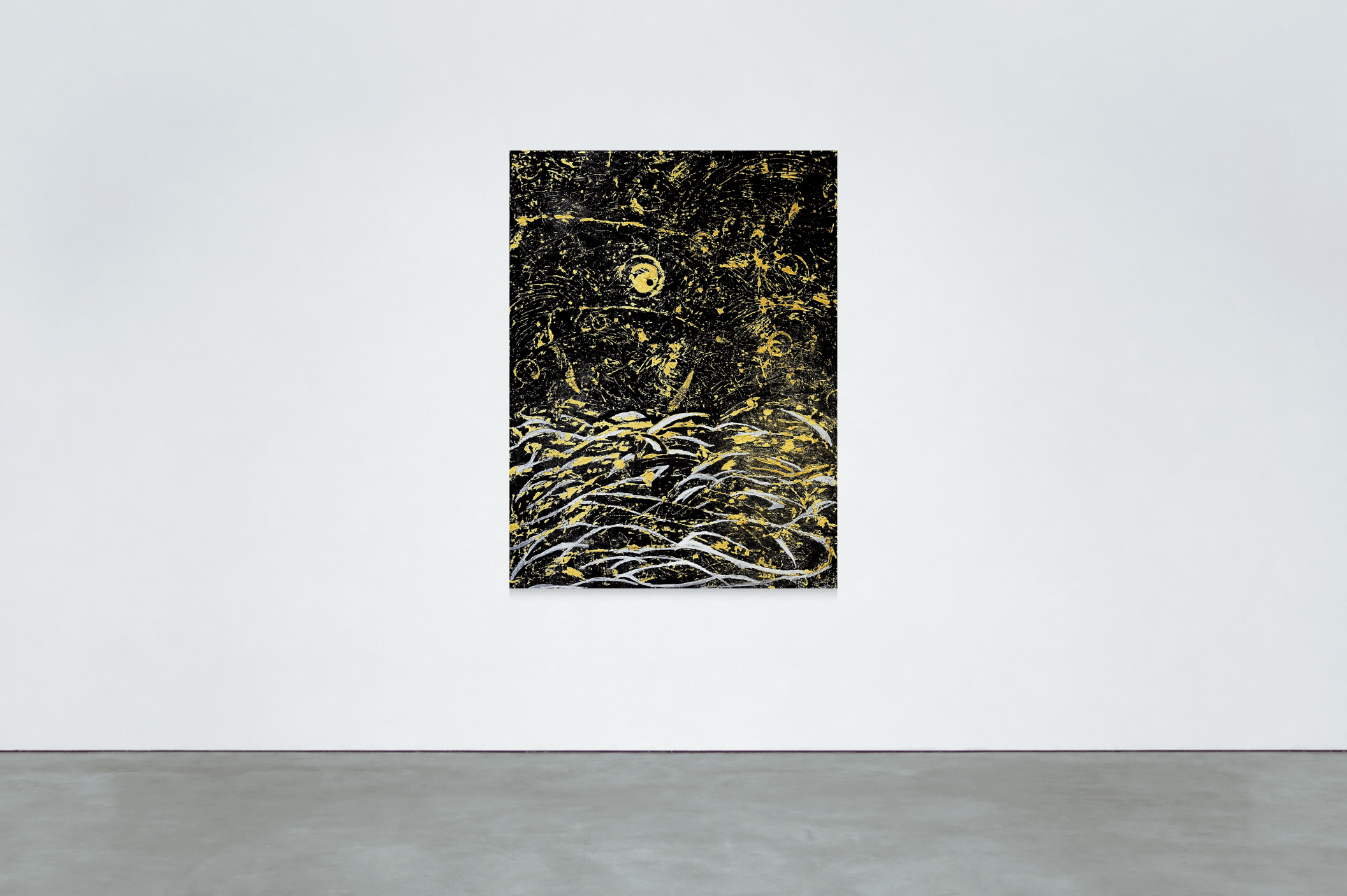 Breaths and Beholds, 2023, acrylic and pastel on canvas