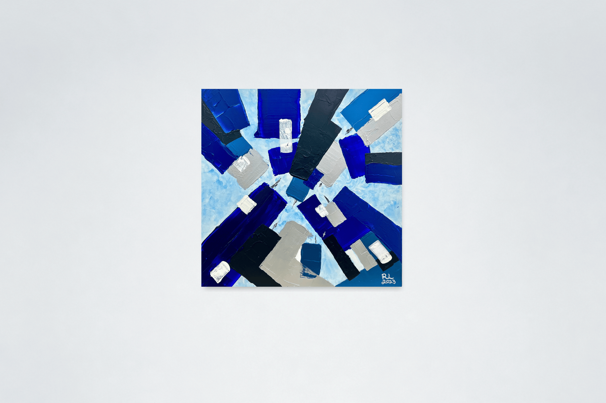 Freedom's Leap, 2023, acrylic and pastel on canvas