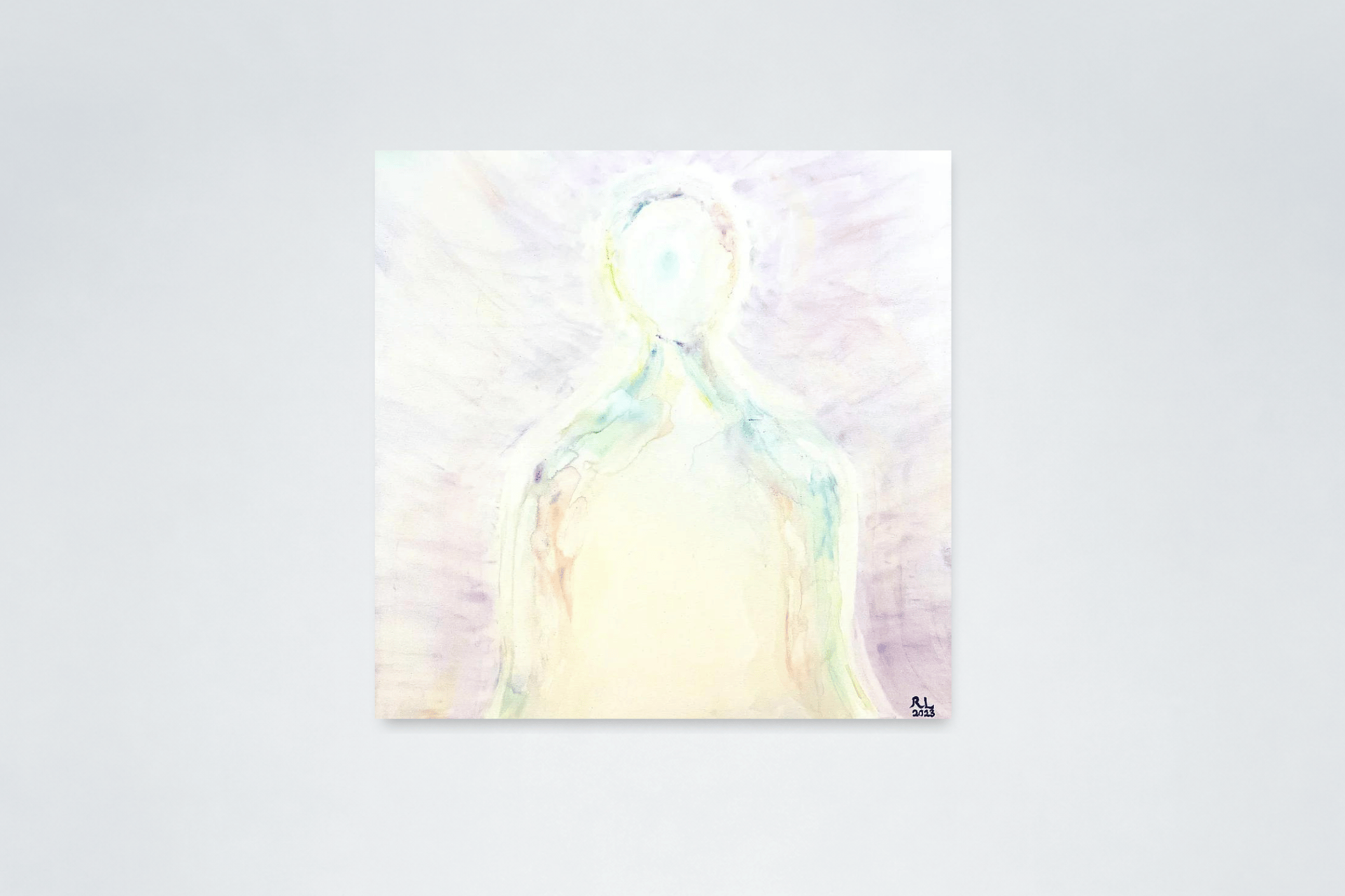 Radiance InsideOut, 2023, acrylic and pastel on canvas