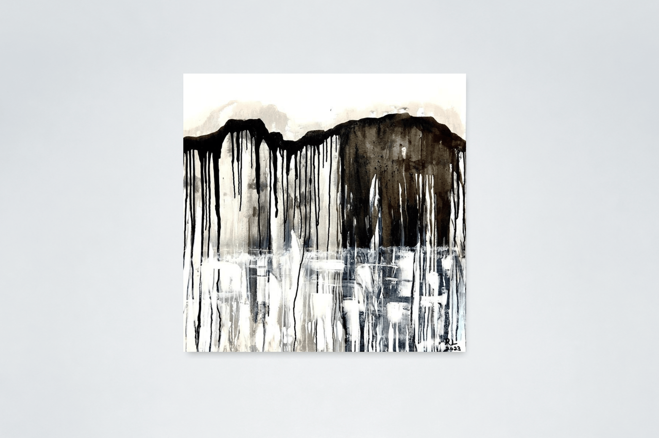 The Cloud Perspective, 2023, acrylic and pastel on canvas
