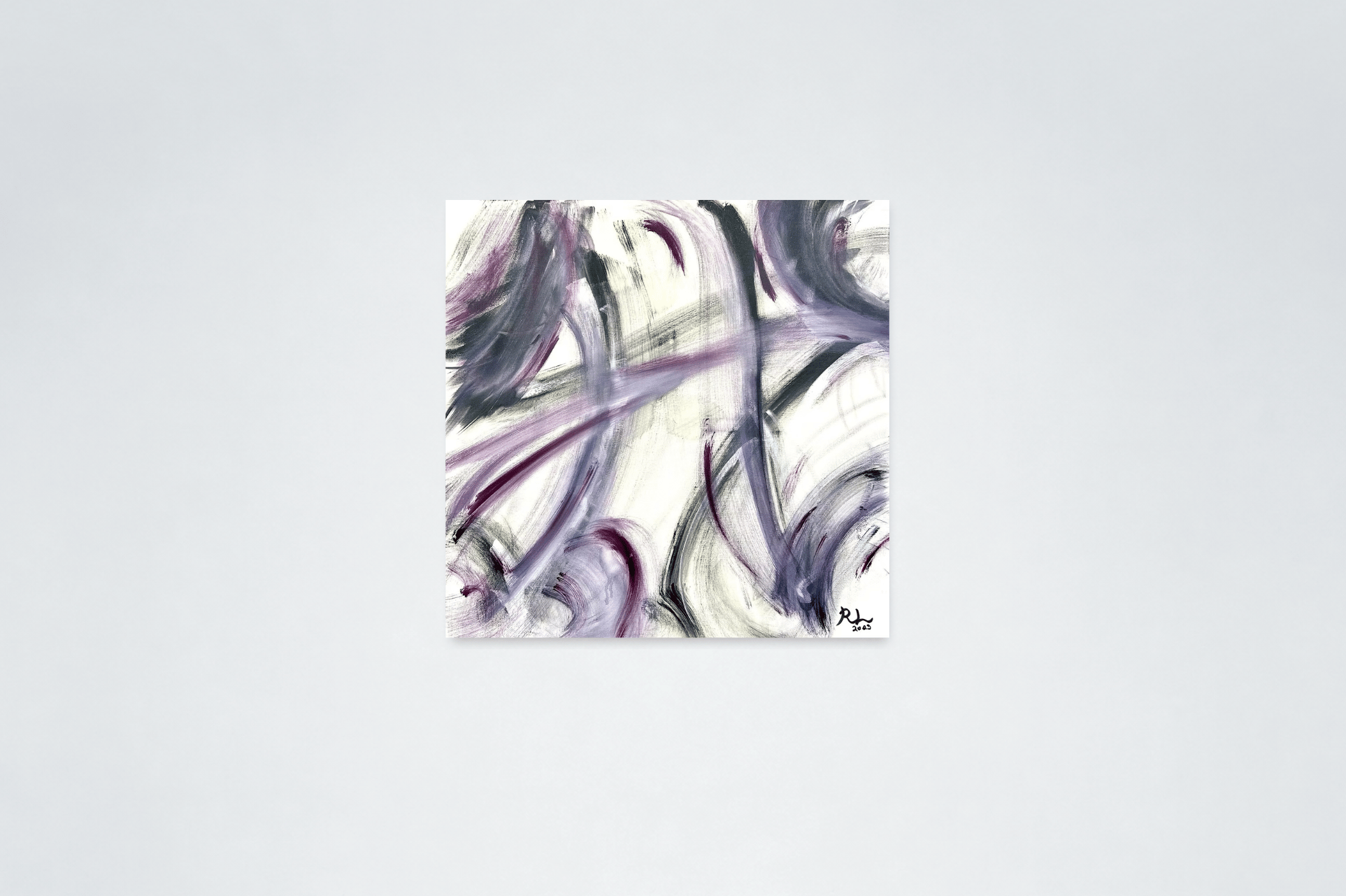 The Dance of Me, 2023, acrylic and pastel on canvas