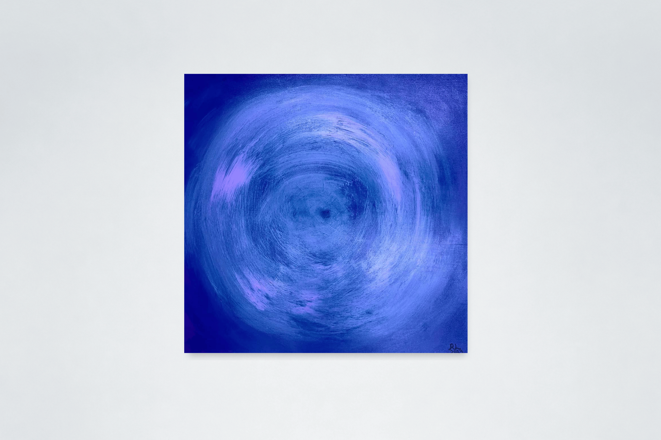 The Echo of Unconditional Love, 2023, acrylic and pastel on canvas
