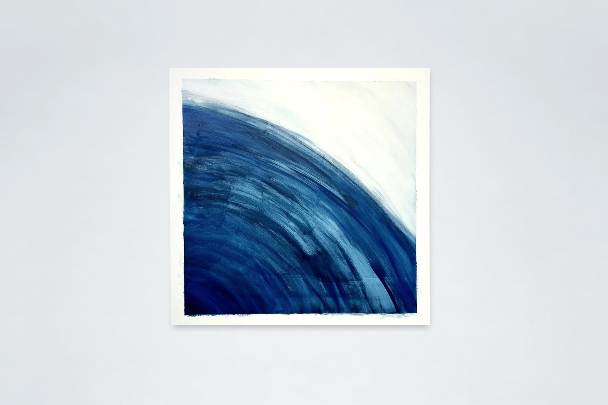 The Horizon, 2024, acrylic and pastel on canvas